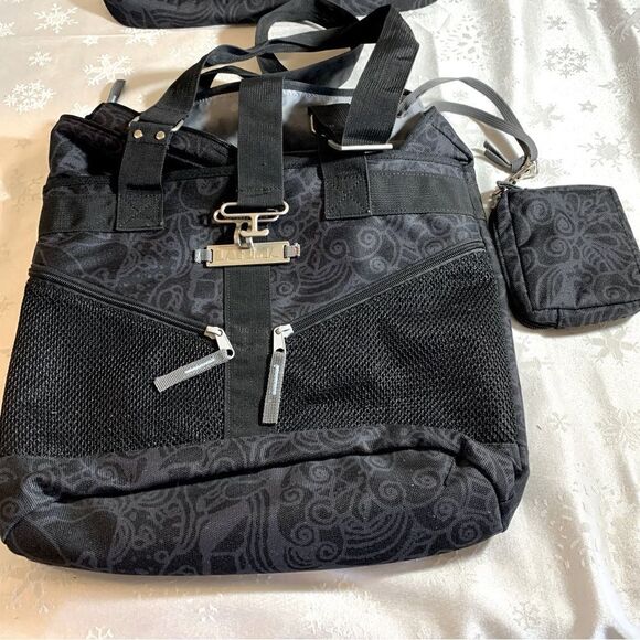 Lafuma Tablet Bag Set 3 Pc ‘Earth’ Tote & Padded Tablet Case & Coin Purse NWOT - Picture 2 of 12